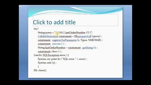 jdbc Statements part 2 смотреть онлайн