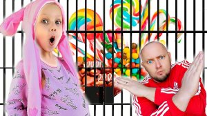 Настя и папа и Волшебная история для детей про вредные сладкие конфеты