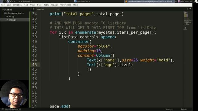 Flet Tutorial - Create Page Pagination смотреть онлайн