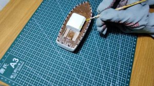 Как я делал модель однопарусной яхты из пластилина!