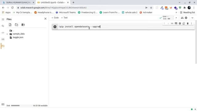 THE EASIEST WAY TO DOWNLOAD DATASETS FROM KAGGLE IN GOOGLE COLAB смотреть онлайн