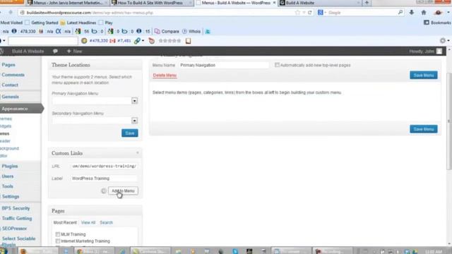 Agency WordPress Theme - Adding Custom Menu Page Tabs смотреть онлайн