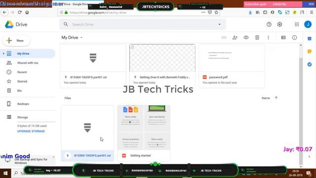 Error Solved Google Drive Quota Exceeded | JB Tech Tricks смотреть онлайн