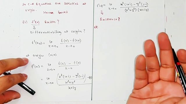 Complex Analysis #18 (V.Imp.) | CR Equations are satisfied but not Differentiable смотреть онлайн