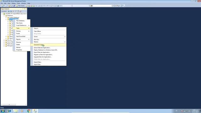Crear Backup y Script del esquema de base de datos смотреть онлайн