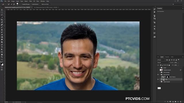 How To Use The Displace Filter In Photoshop - Displacement Maps смотреть онлайн