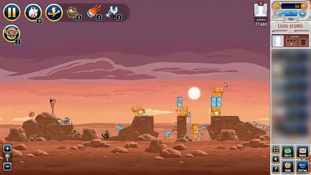 Tatooine Level 12 : Angry Birds Star Wars Facebook : Three Stars : Gameplay Walkthrough смотреть онлайн