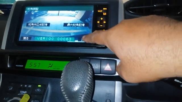 Toyota Wish 2011 reverse camera setting. #parkingassist. NHDT W60G. смотреть онлайн