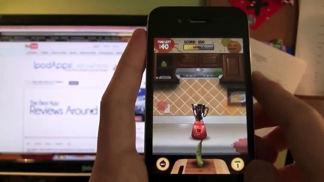 Annoying Orange: Kitchen Carnage iPhone/iPod Touch Game Review! смотреть онлайн