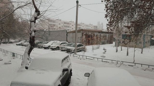 Снегопад Slow Motion - камера DJI Pocket 2