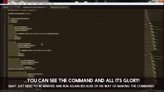 [SUBLIME TEXT] Minecraft Command Format - A Tool to Format Minecraft Commands смотреть онлайн