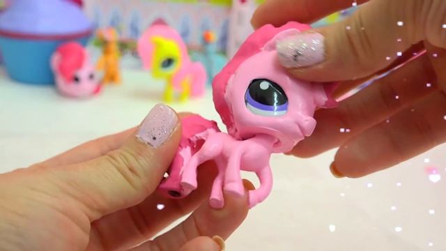 Custom DIY Painting Littlest Pet Shop Into Pinkie Pie Do It Yourself Caft Video смотреть онлайн