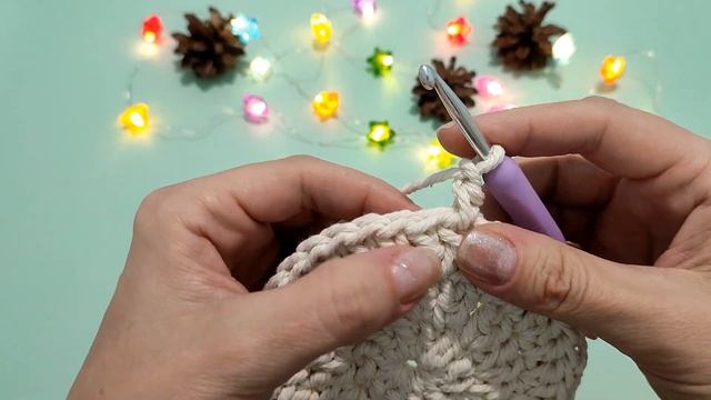 Самая простая салфетка крючком. смотреть онлайн