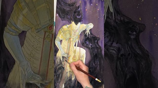 Ashiok fan art in watercolor смотреть онлайн