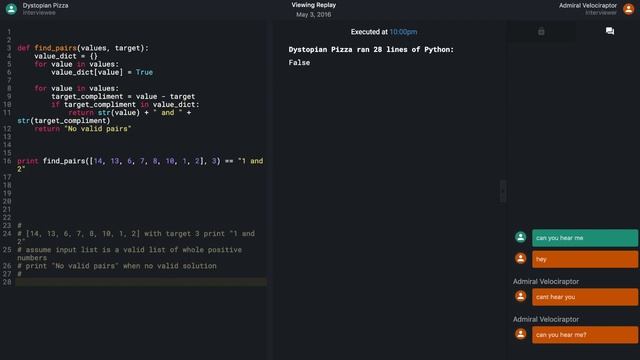Python interview with a LinkedIn engineer: Matching pairs смотреть онлайн