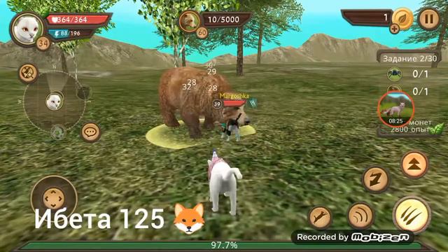 Играю в Cat Sim побеждаю босса