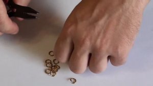 Простая цепочка из проволоки