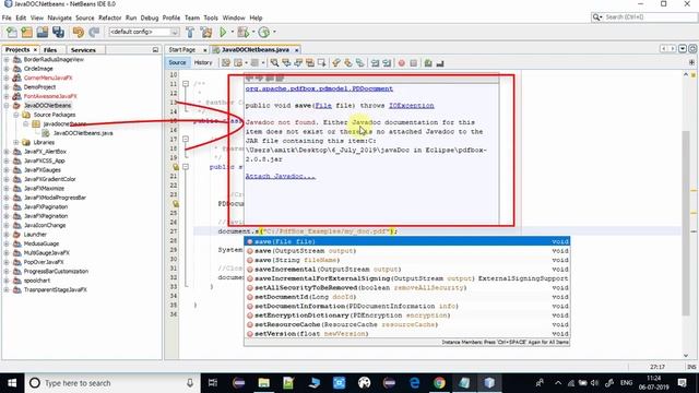 Adding Javadoc in NetBeans IDE | Tutorial for Beginners смотреть онлайн