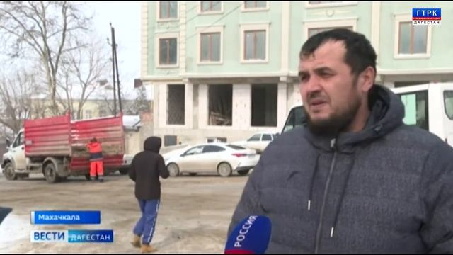 Настоящая зима пришла в Дагестан