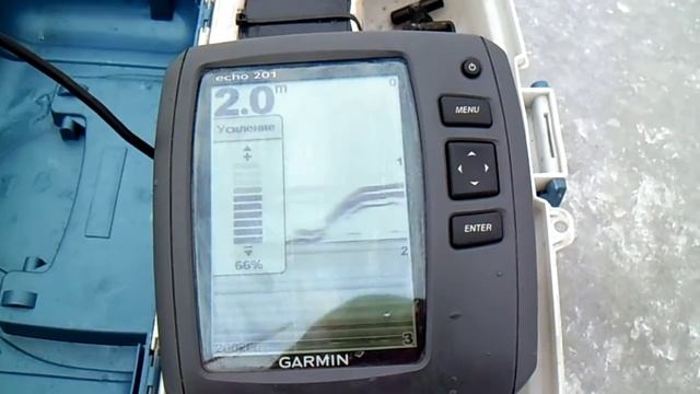 Эхолот GARMIN Echo 201 Зимняя рыбалка с эхолотом. Что может эхолот #24