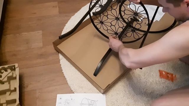 Как собрать стол журнальный из Икеа. стол Klingsbo. IKEA. смотреть онлайн