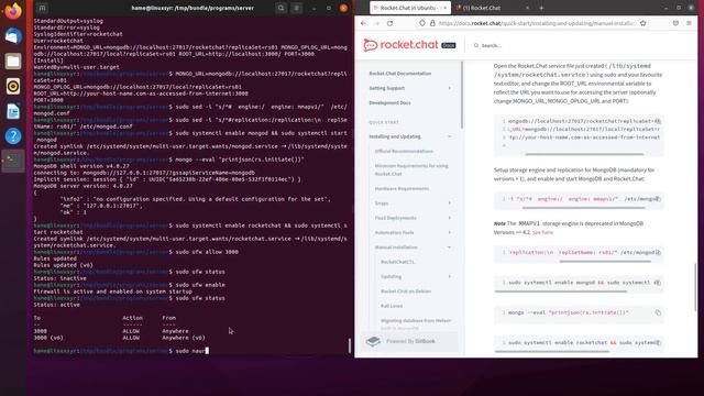 install rocket chat server on ubuntu 21.04 смотреть онлайн