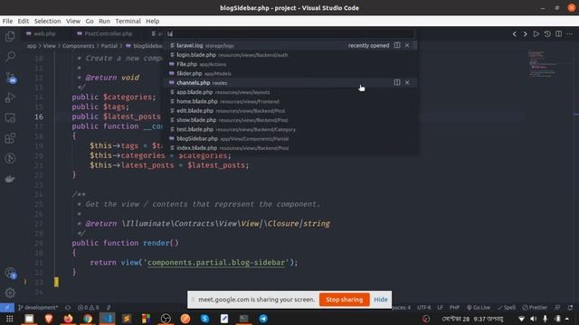 Laravel Full Course Class 32 | Category and Tag wise post Fetch | Component смотреть онлайн