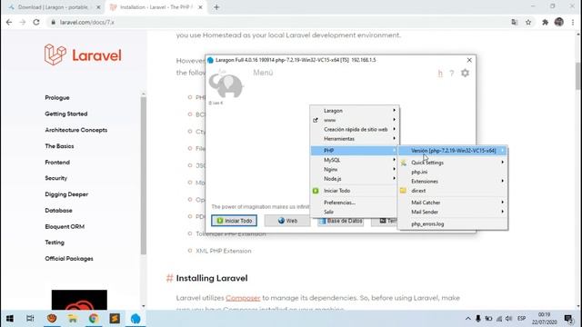 Instalación de Laragon - Laravel 7 смотреть онлайн