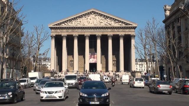 Madeleine, Paris stock footage (public domain) смотреть онлайн