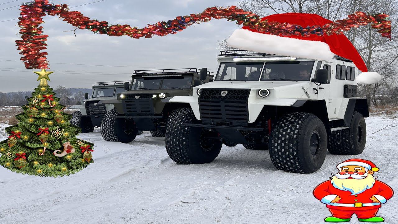 Новогодний обзор вездеходов "Штормовик" смотреть онлайн
