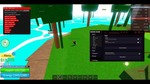 [NEW FRUITS HACK!] Roblox Blox Fruits Script Hack GUI: Auto Farm, Get ALL Fruits *PASTEBIN 2022* смотреть онлайн