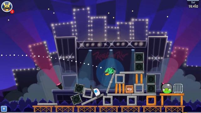 Angry Birds Friends Rock in Rio Tournament Week 69 Level 3 on September 9th 2013 Facebook смотреть онлайн