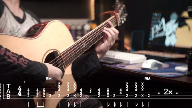 Heartbeat, Heartbreak - Persona 4 Fingerstyle Guitar [TAB] Karna Saya Di Suruh @GemaShowIndo