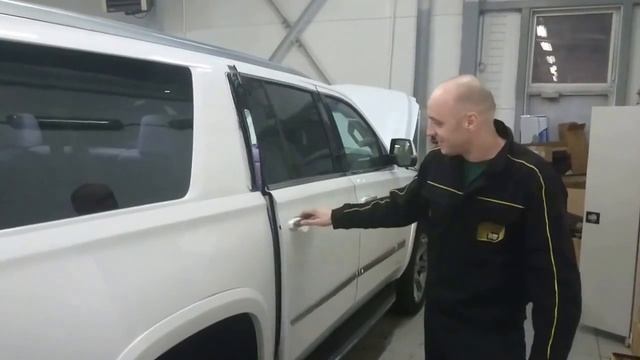 Установка SLAMSTOP на Cadillac Escalade смотреть онлайн