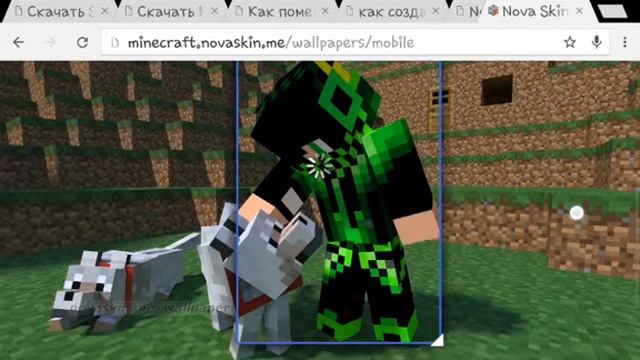 HD Картинки Minecraft с вашем Скином! смотреть онлайн