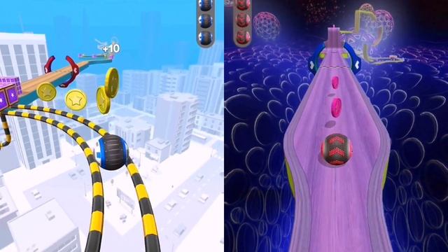 Going Balls Gameplay All Levels iOS,Android Mobile Game | GOING BALLS New Update смотреть онлайн