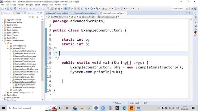 Types of constructor || Constructor overloading || Java Tutorial for Beginners in Telugu смотреть онлайн