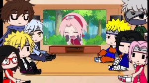 Реакция на тт команд Боруто и Наруто 12 часть (Gacha club)