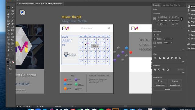 How to Make a Content Calendar in Adobe Illustrator for Your Digital Agency смотреть онлайн