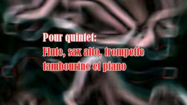 Challenge of Wesley - For quintet (flute, sax, trumpet, tambourine, piano) смотреть онлайн
