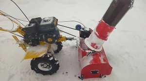 Немного про мотоблок и снегоуборочную приставку, стоит ли покупать, решать вам.