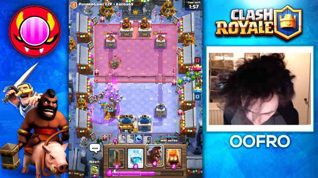 9 WINS SOLO 2V2 GIANT SNOWBALL FIGHT CHALLENGE | CLASH ROYALE | 2V2 BY MYSELF! смотреть онлайн