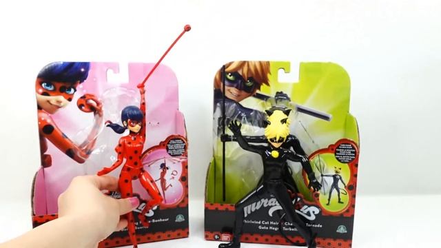2019 New Miraculous Ladybug Toys - Lucky Charm Ladybug And Whirlwind Cat Noir Review