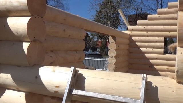 Сруб Дома 6.0х8.0м. с лагами из бревна и с террасой "Лебяжье". Цена в СПб 305.147 руб смотреть онлайн