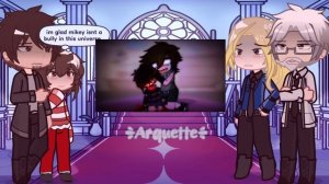 FNAF Movie characters react to their Originals! |Afton Family || ONLY GACHA ANIMATIONS!!