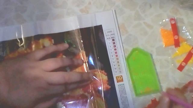 Как выкладывать простую алмазную вышивку? Мастер-класс. смотреть онлайн
