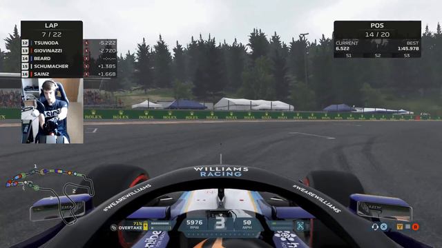 F1 2021 Williams RTG: NEVER GIVE UP IN F1! Season 1 Round 10 Belgium GP! смотреть онлайн