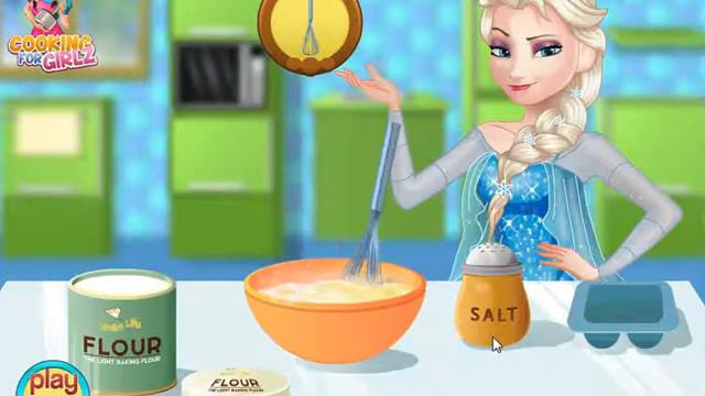 Elsa Cooking Pound Cake -Cartoon for children -Best Kids Games -Best Baby Games -Best Video Kids смотреть онлайн
