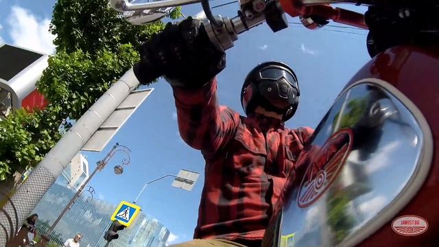 Катаемся на JAWA 350 634.8.15. 1979 г.в. Будни JAWISTA...