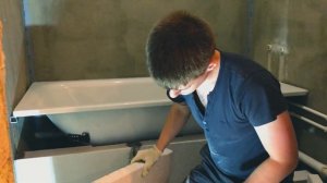 Как сделать экран ванны | экран под ванну из пеноблока